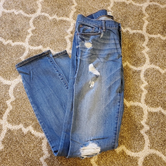Abercrombie & Fitch Denim - Abercrombie & Fitch Erin Destroyed Skinny Jeans